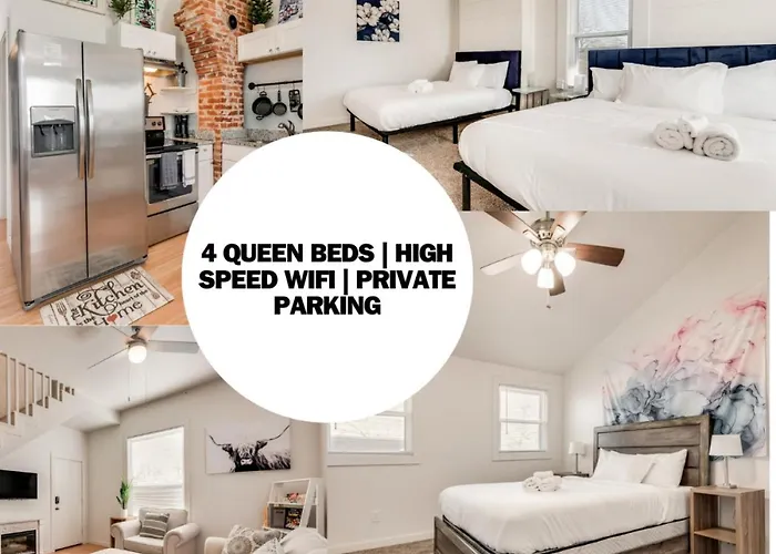 4 Queen Beds High Speed Wifi Private Parking Holiday home